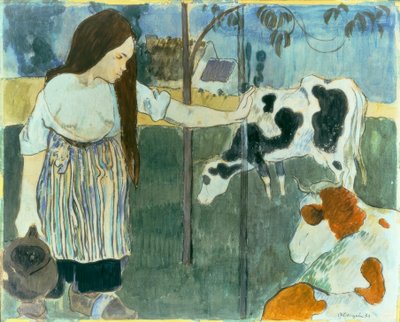 The Cowherd by Paul Gauguin